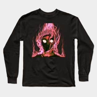 Ghost shadow red Long Sleeve T-Shirt